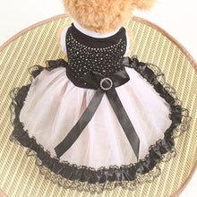 Load image into Gallery viewer, Black And White Dog Dress