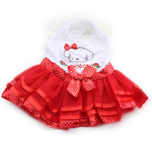 Load image into Gallery viewer, Red Lacy Dog Dress