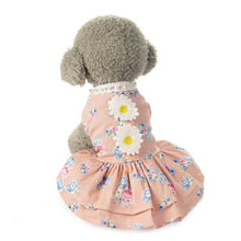 Load image into Gallery viewer, Flowered Dog Dress